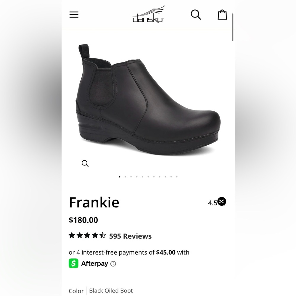 Dansko Frankie boot clog